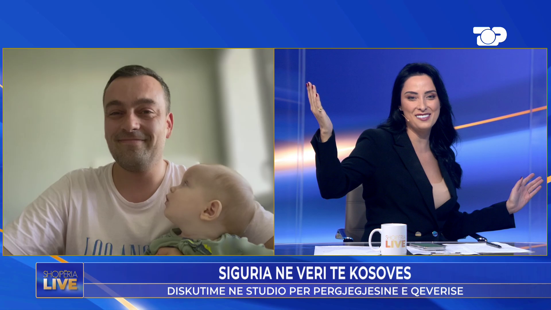 VIDEO/ E papritur në “Shqipëria Live”, ‘i ftuari special’ për temën e sigurisë në Kosovë