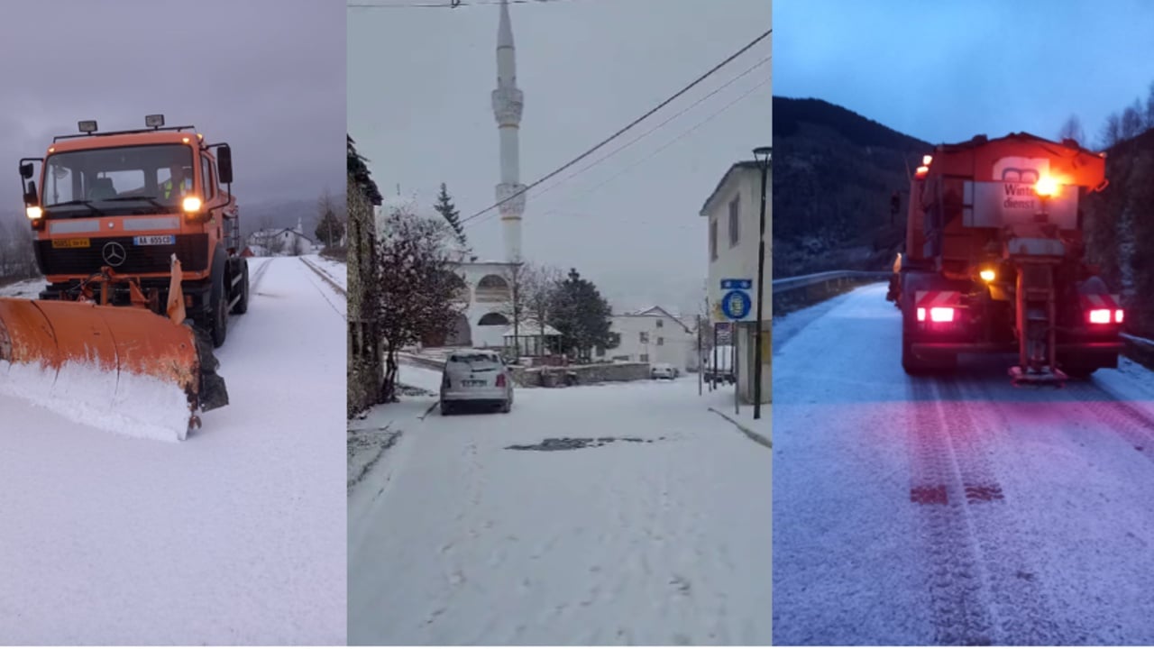 Banorët e Kukësit dhe Hasit zgjohen me dëborë, në disa zona nuk ka energji elektrike