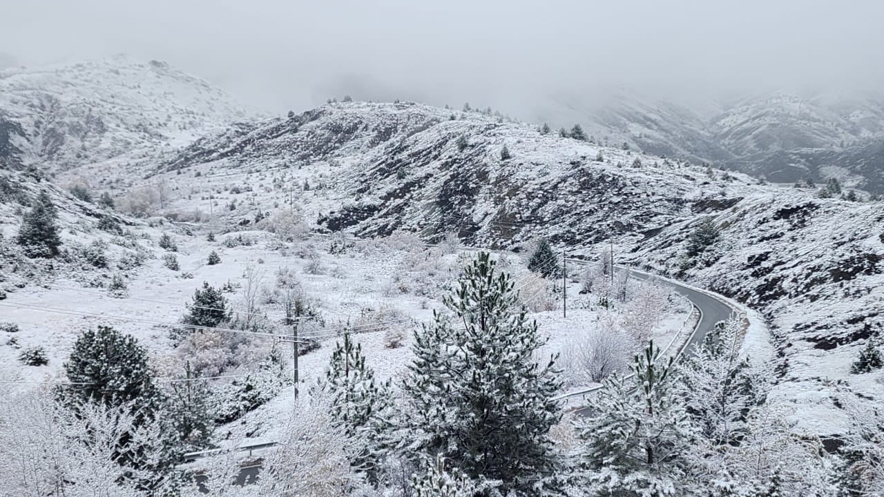 Situata në Korçë/ Reshje dëbore gjatë natës, në Dardhë trashësia maksimale 10 cm