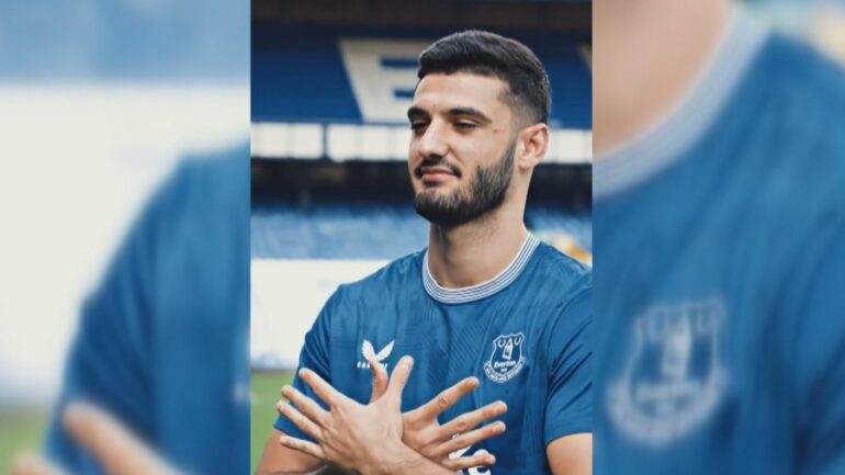 Merr fund makthi i pritjes, Broja debuton me Everton