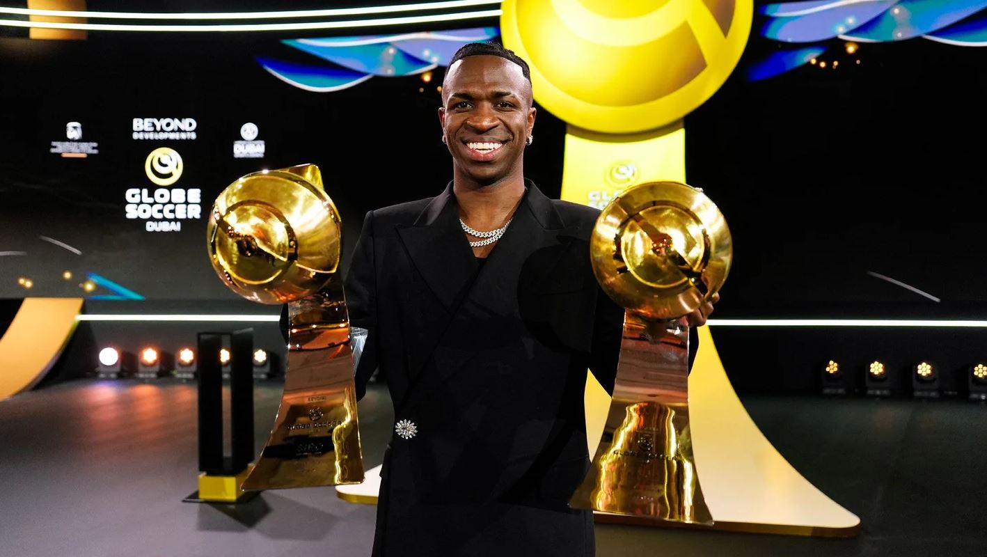 Vinicius jr fiton një tjetër trofe, Real Madrid “pushton” Globe Soccer Awards (VIDEO)